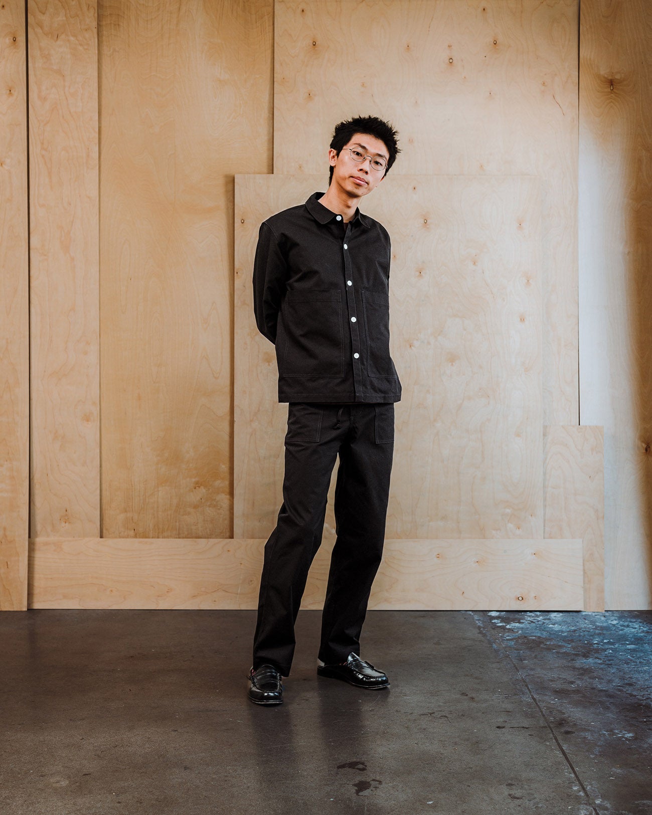 Canvas Work Jacket - True Black - IJJI